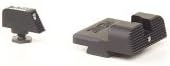 #3185L Ledge Tactical Straight Eight (2Dot) Tritium Night Sight Set (Front & Rear) for Glock