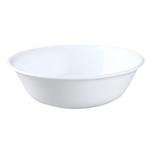 Corelle 18 oz Winter Frost Glass/Porcelain Soup/Cereal Bowl 6.25 in.