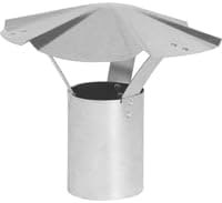 GV0589-6-327 6 in. Galvanized Rain Cap 30 Gauge