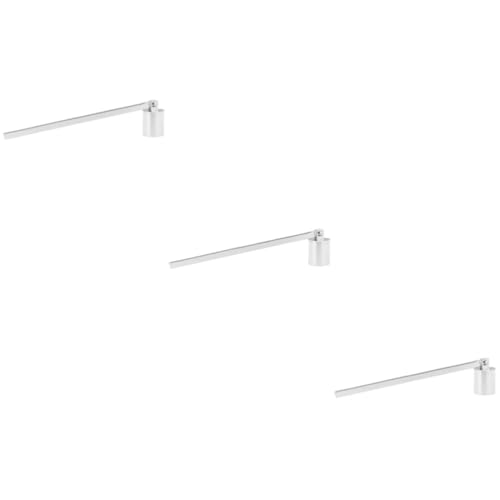 PRETYZOOM 3pcs Supplies Nursing Fire Extinguisher for Home Apagador De Home Accents Decor Stainless Steel Wick Trimmer Long Handle Snuffer Stainless Steel Extinguish Snuffers Candle Clippers