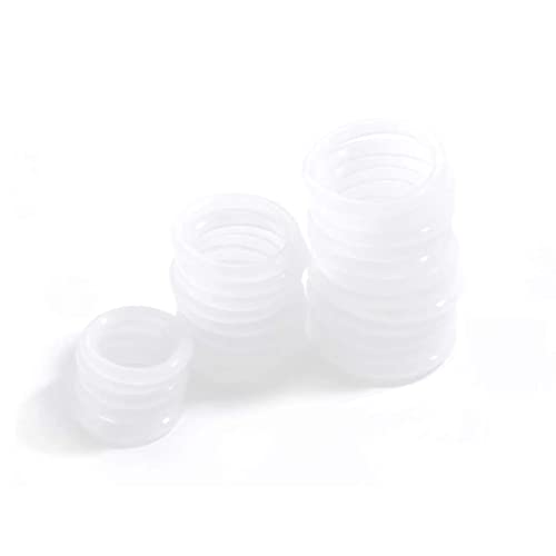 CONPHERON Silikon O-ring Dichtungsringe, 35mm Außendurchmesser, 29mm Innendurchmesser, 3mm Breite, Weiß, 20 Stück Cover