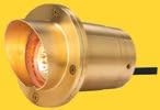 Corona CL-325-BR -Low Voltage/ 12V Well Light Brass Hooded, Natural Brass