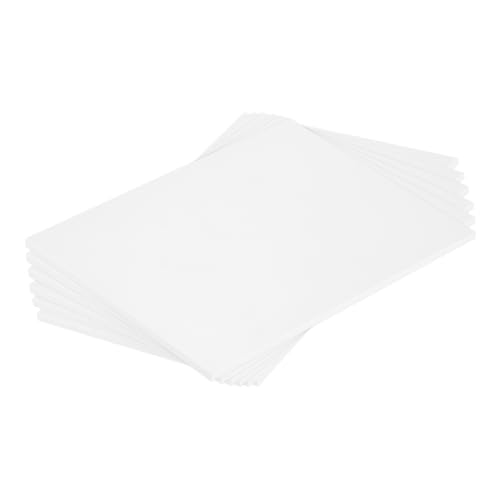 MECCANIXITY ABS Plastic Sheet 8 Inch x 6 Inch x 0.2 Inch ABS Styrene Sheets for Building Model DIY Crafts Panel White 6 Pcs