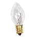(Pack of 25) Halco C7CL7 7016 7W C7 Candelabra 130v Incandescent Clear Lamp Bulb