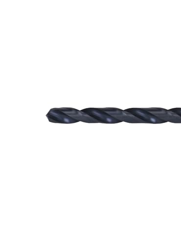 Image of Century Drill & Tool 24115 Pro Grade Black Oxide Drill Bit, 15 /64 inch, Pro | Straight shank, 3-7 /8 inch overall length, 135 point, cuts steel, wood & plastic, 135 split point
