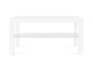 IKEA Lack Couchtisch Wohnzimmermöbel Sofatisch mit Ablageboden 90x55x45cm weiß