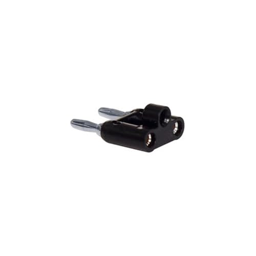 Conector Banana Hosa Bna-100BK negro miniatura 1