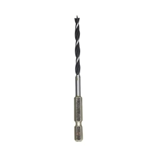 Foret à trois pointes 4.5mm en acier carbone à queue hexagonale