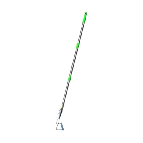 Garden Hoe Tool,Long Handle Cultivating Scraping Weeder,Heavy Duty Use,Easily Stand up for Weeding Hoe Weeding Loop, 3 Poles
