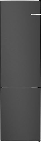 Bosch KGN392XCF, Série 4, réfrigérateur combiné pose-libre, 203 x 60 cm, Acier brossé noir anti-traces