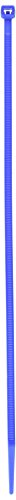 South Main Hardware 848167 11-in, 100-Pack 75-lb, Blue, Standard Nylon Cable Tie, 100 Piece