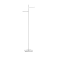 Gardeneea Coat Rack Coat Stand Household Floor Type Single Pole Coat Shelf Marble Wrought Iron Coat Stand Bedroom Living Room Hotel Corridor Hanger Hanging Bag Rack (Color: C) (F) (D)