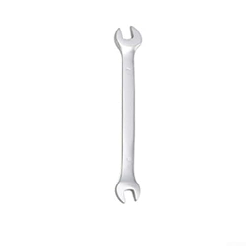 Para juego de llaves de extremo abierto ultrafinas, llaves planas de perfil bajo de 4,7-7,4 mm para fontanería de holgura estrecha y para trabajos de HVAC, acero forjado con desplazamiento de 15° (6 x