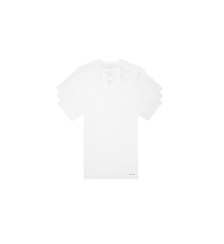 Calvin Klein Men's Cotton Slim Fit Crew Neck T-Shirts