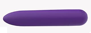 Mini Pocket Travel Bullet Tool Powerful Mini Stick Portable Soft Toys Personal Bullet Massage Rod for Women Pleasure, 10 Modes Quiet Waterproof Bullet Massage Ball for Foot Body Relax (Purple)