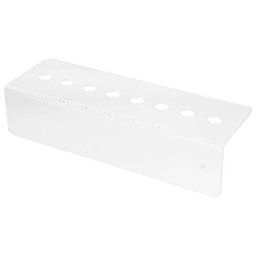 VILLCASE Organizador de Tijeras para Estilista 8 Orificios Soporte Transparente para Tijeras de Peluquería Compacto y Seguro para Salón Hogar y Peluquería Canina