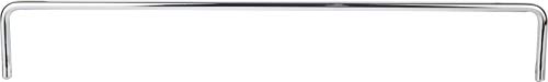 Hardware Resources RAIL-12 12-1/4 Inch Long Replacement Shelf Rail - Polished Chrome