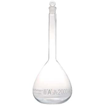 Cole-Parmer elements Class A Volumetric Flask with Glass Stopper, 5 mL: 10/PK