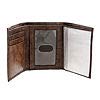 Men's Stafford Leather RFID Trifold Wallet Brown 100% Leather2