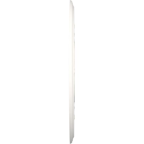 Image of Ekena Millwork CMP22BAGBW Baltimore Thermoformed PVC Ceiling Medallion (Fits Canopies up to 7 3 /4 inch), 22 inchOD x 3 1 /2 inchID x 1 inchP, UltraCover Satin Blossom White