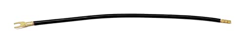 Preisvergleich Produktbild Verdrahtungsbrücke, Gabelkabelschuh / Aderendhülse, schwarz, 6 mm², 350 mm lang, 1 Stück