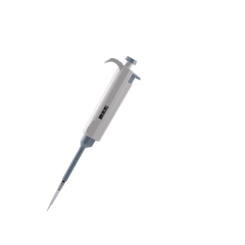 Equipo micropipeta digital monocanal 200-1000ul de plástico resistente con puntas