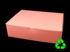 Lock Corner One Piece Strawberry Bakery Box, 14 x 10 x 4 inch - 100 per case.