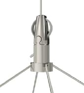 GRIPPLE AL1-FPTG300-BQG-15FT UL Approved Angel 4-Point Toggle Hanger, Sold 10/Zack Pack, Made in USA