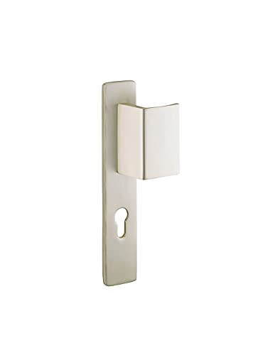 THIRARD - Ensemble de Poignées pour Porte d'Entrée Palière Renforcée - Aluminium Anodisé F2 - Usage Pratique et Esthétique - Aileron Réversible - Carré...