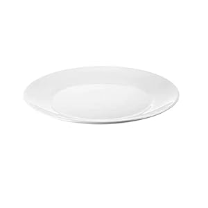 IKEA OFTAST Keuken & eetkamer, gehard opaal glas klassieke borden (25cm) Pack van 6st