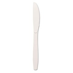 Dixie DXEKH207 PLASTIC CUTLERY, HEAVYWEIGHT KNIVES, WHITE, 100/BOXFull Carton Of:10 BX