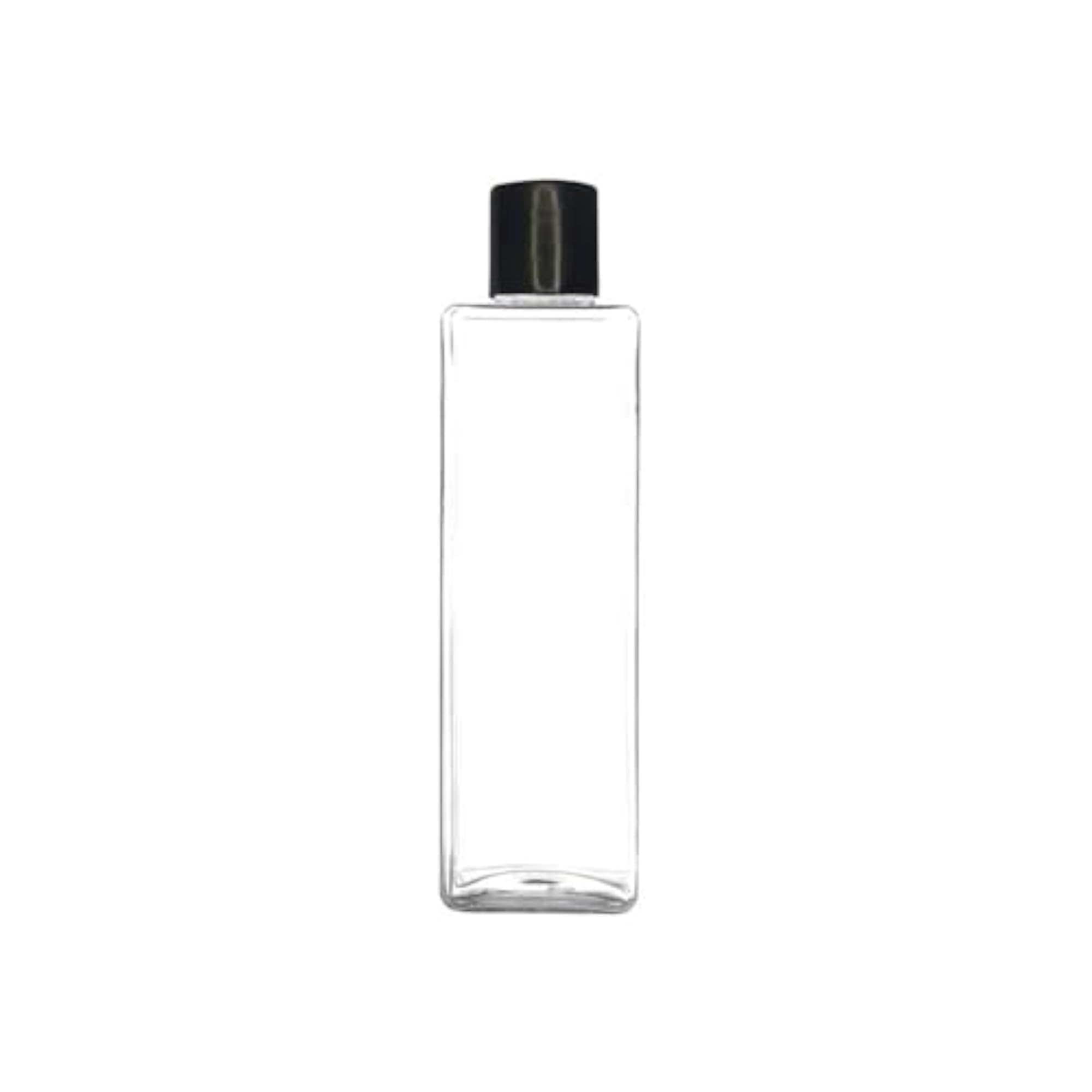 100ml Empty Clear Plastic Square Bottles for Cosmetics