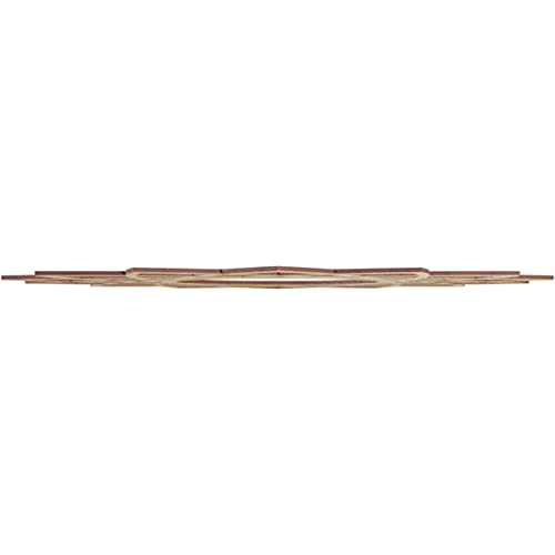 Image of Ekena Millwork 30 inchOD x 11 1 /2 inchID x 3 /8 inchT Eleanor Wood Fretwork Pierced Ceiling Medallion, Hickory