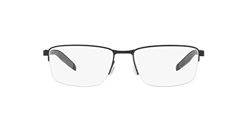 Costa Del Mar Mens Bimini Road 310 Rectangular Prescription Eyewear Frames, Black/Demo Lens, 55 mm