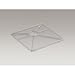 Kohler K-6646-ST 16-19/20" x 15-19/20" Vault Series Bottom Sink Rack for K-3823, Stainless Steel