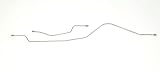 The Stop Shop Stainless Steel Rear Axle Brake Line Pair. Compatible with 1967-72 Chevy/GMC C10 & C15 2WD & Rear Disc Brakes