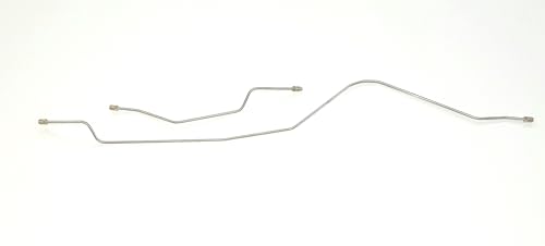 The Stop Shop Galfan Coated Steel Rear Axle Brake Line Pair. Compatible with 1967-72 Chevy/GMC C10 & C15 2WD & Rear Disc Brakes