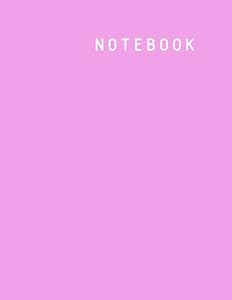 Notebook: 8.5 x 11 inches Unlined/Unruled/Plain 100 page Notebook with margin (Unruled Notebook with Margin)