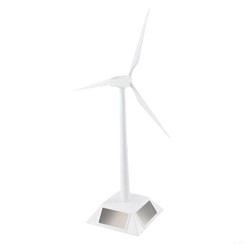 Allthingstore Modelo de molino de viento solar atractivo para oficinas infantiles, herramienta educativa perfecta para explorar energías renovables