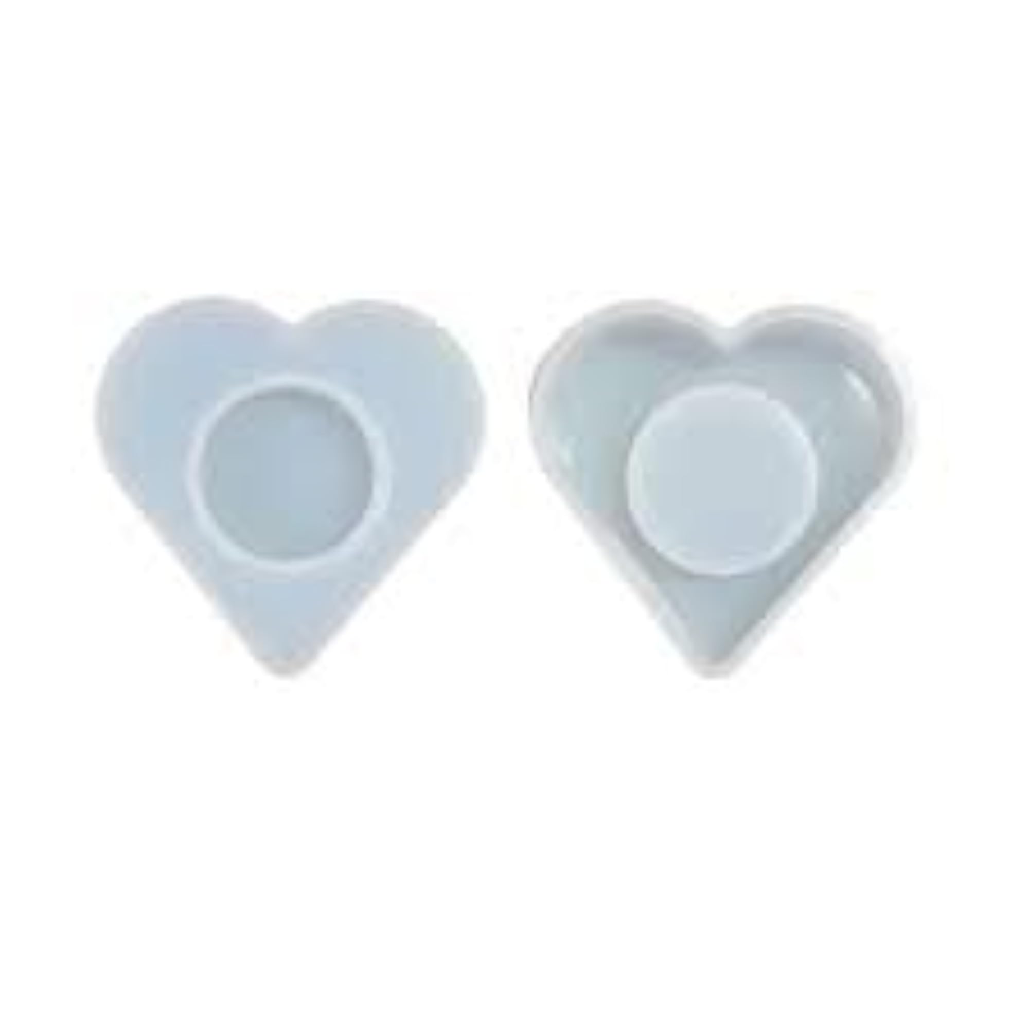 Resin Mould - Heart Shaped Tealight Holder Silicone Mould
