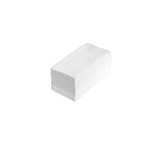Zellstoff Servietten weiß 1/8 Falz, Tissueservietten 12 x 8,5 cm, für Bistro | Imbiss | Food Gastro | Tissue Gastronomie - kompatibel mit Cabanaz Spender (Barista 1 x 250 pieces)