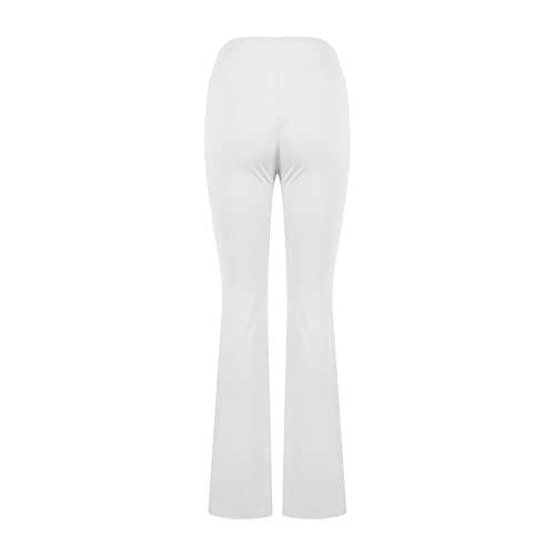 Calças Largas para Ioga Femininas, Calças de Ginástica de Cintura Alta para Ioga Justas e Adequadas