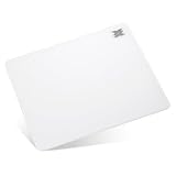 LTC Glass Gaming Mouse Pad, Ultra-Smooth Micro-Etched Surface Mousepad, Improved Precision & Speed, Tempered Glass, Impact & Scratch Resistant, Anti-Slip High-Density Silicone Rubber Base, 11.8X11.8in