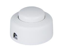 B&P Lamp® On/Off, Push Button Floor Switch (White)