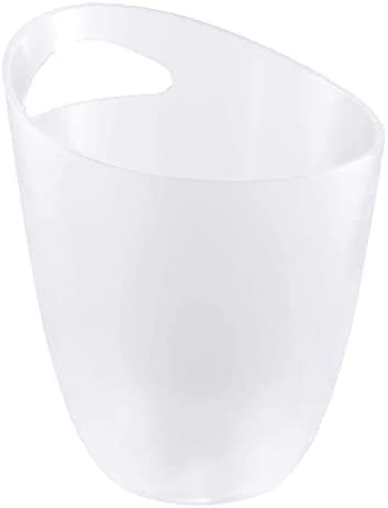 Seau à Glace Seau à Glace en Acrylique Transparent 3,2 L ， Seaux à Glace en Plastique isolés Bien Faits pour Champagne Bière Vin Whisky ， ​​Outils de Cuisine d'été Congelé Plus Longtemps