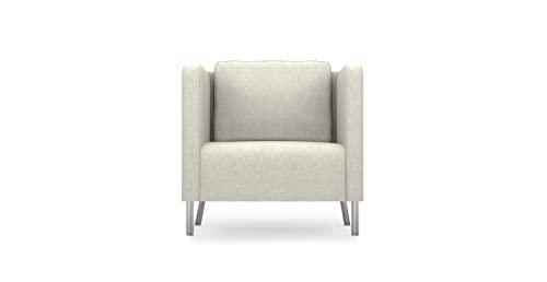 COMFORTLY Housse de rechange fabriquée à la main et compatible avec les fauteuils EKERO – Housses uniquement (très résistantes, crème)