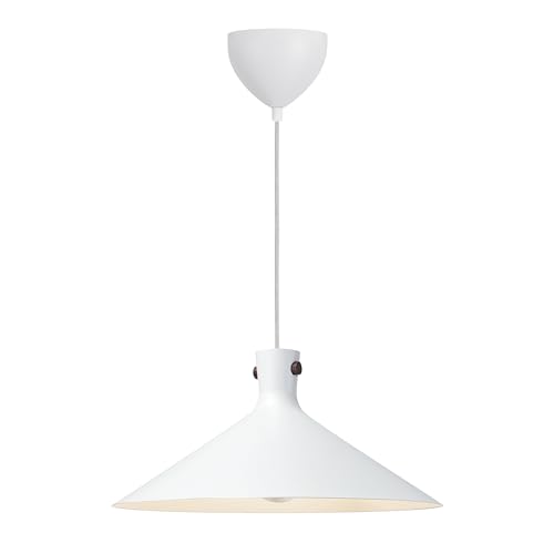 Image of Nordlux Dorina Pendant Light White Metal Dining Room E27 Mains 45cm