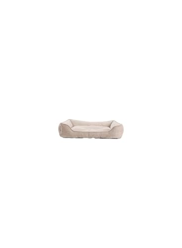 Panier rectangulaire toucher soft Mon ami Luki beige pour chien - 2