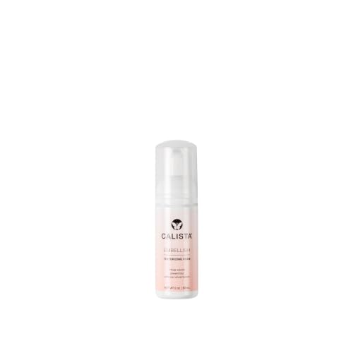 Calista Mini Embellish Texturizing Foam Volume Mousse for Hair Styling Lightweight Hair Volumizer De-Frizzing Foam for Natural Texture Travel Size 2 oz
