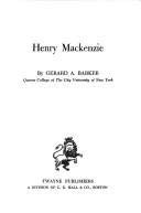 Henry Mackenzie 0805766510 Book Cover